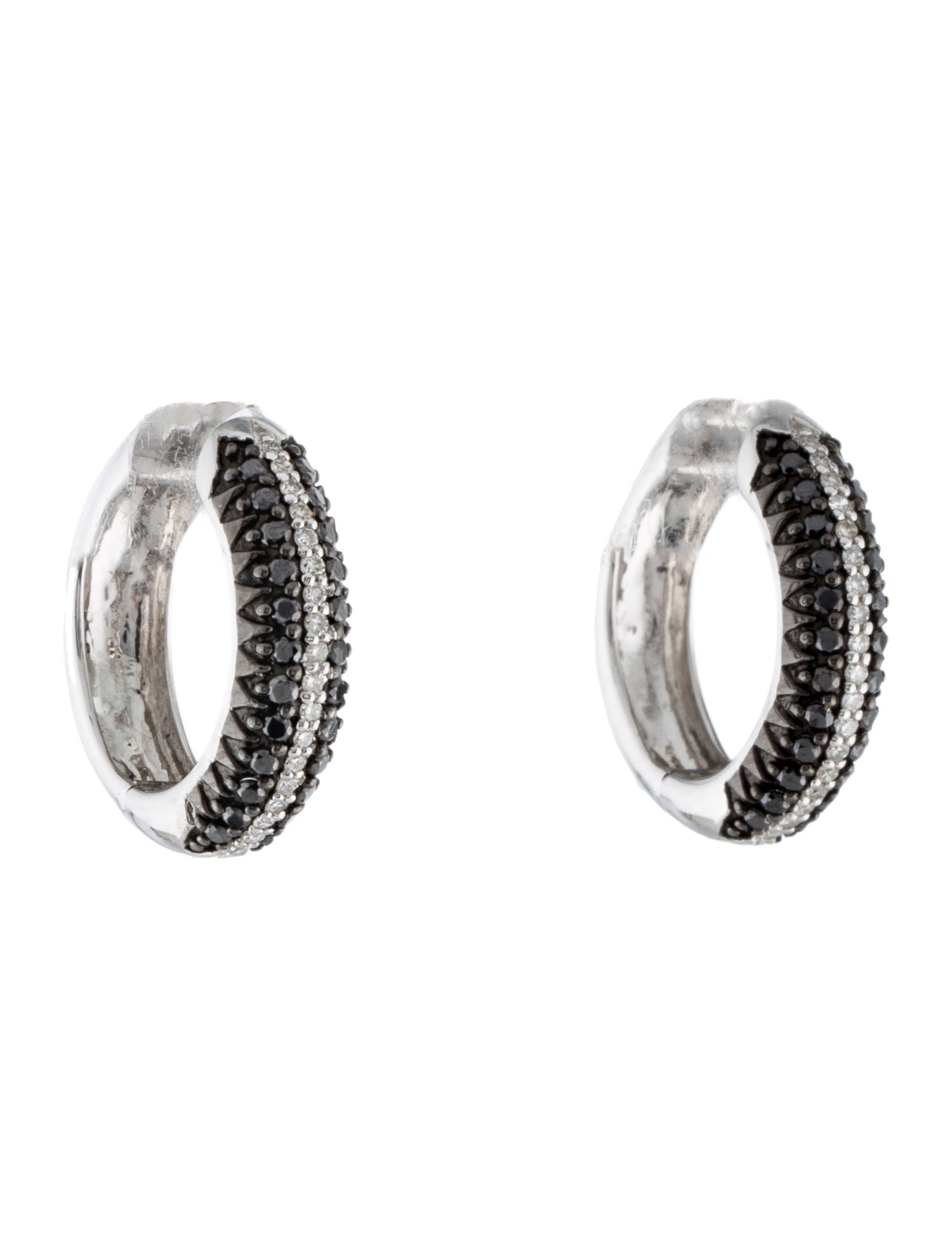 Earrings 14K Diamond Hoop