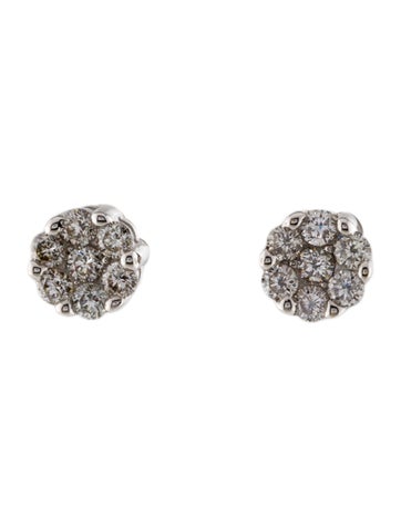 Earrings Stud 14K Diamond