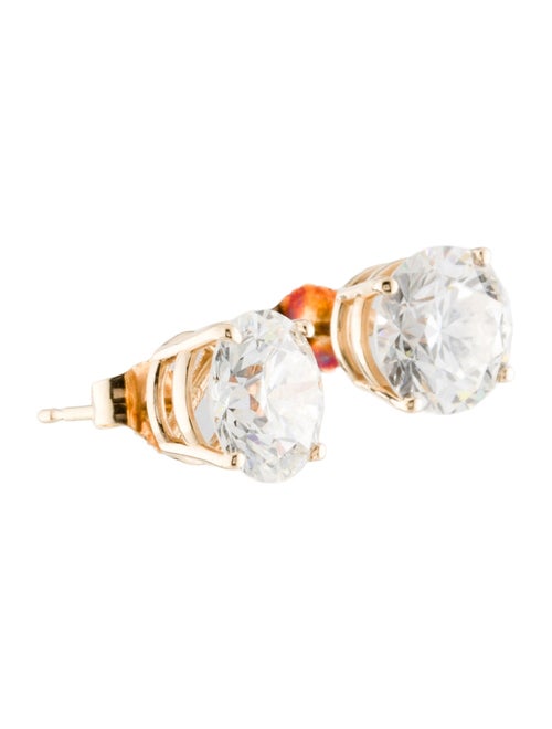 Earrings 14K 3.97ctw Lab-Grown Diamond Stud Earrings