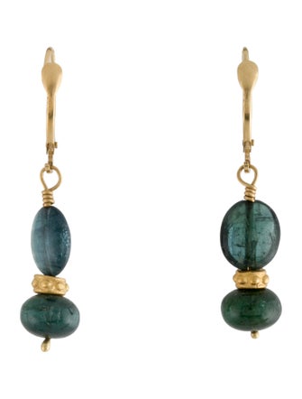 Earrings 18K Tourmaline Drop Earrings