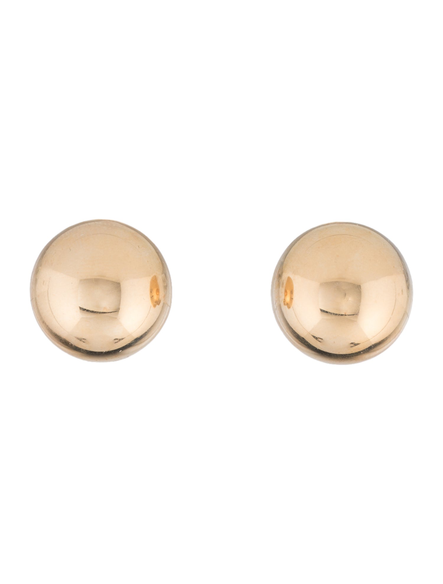 Earrings 14K Round Clip-On