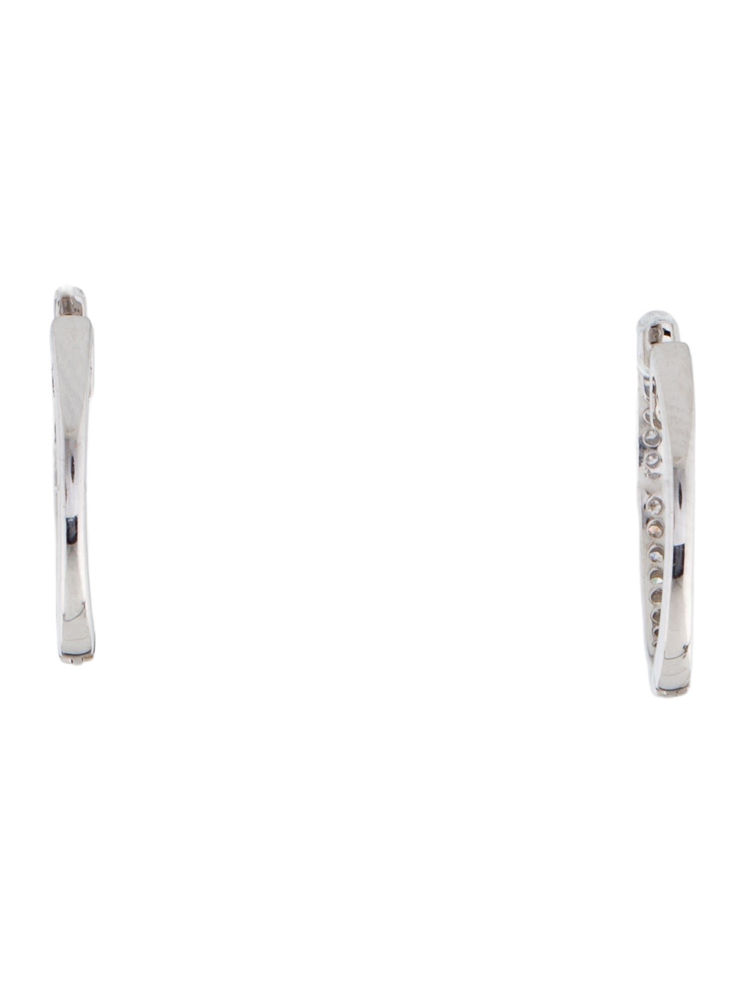 Earrings 14K Diamond Pavé Hoop Earring