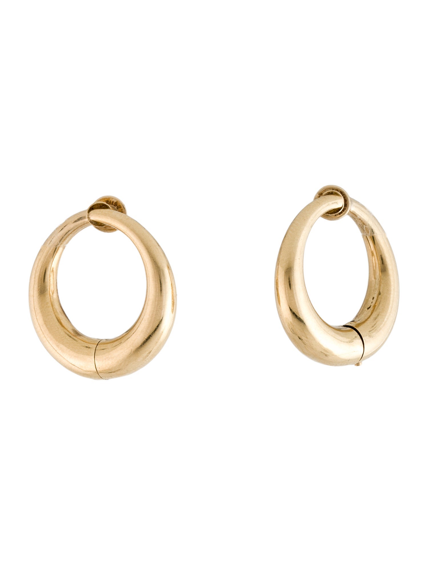 Earrings 14K Clip-On Hoop