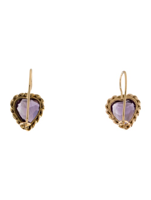 Earrings 14K Amethyst Drop Earrings