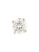 Earrings 14K Diamond Solitaire Single Stud Earring