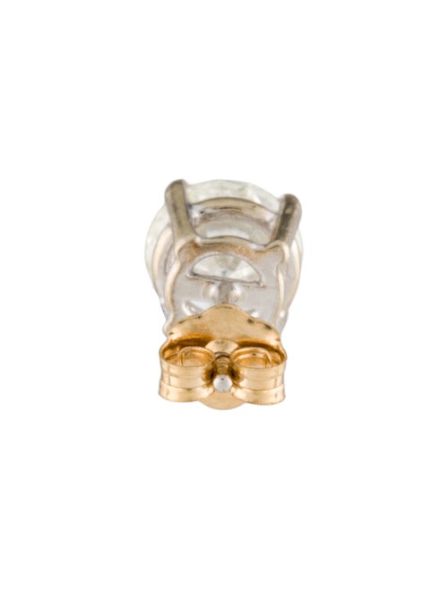 Earrings 14K Diamond Solitaire Single Stud Earring