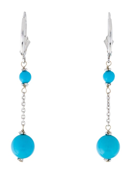 Earrings 14K Turquoise Drop Earrings