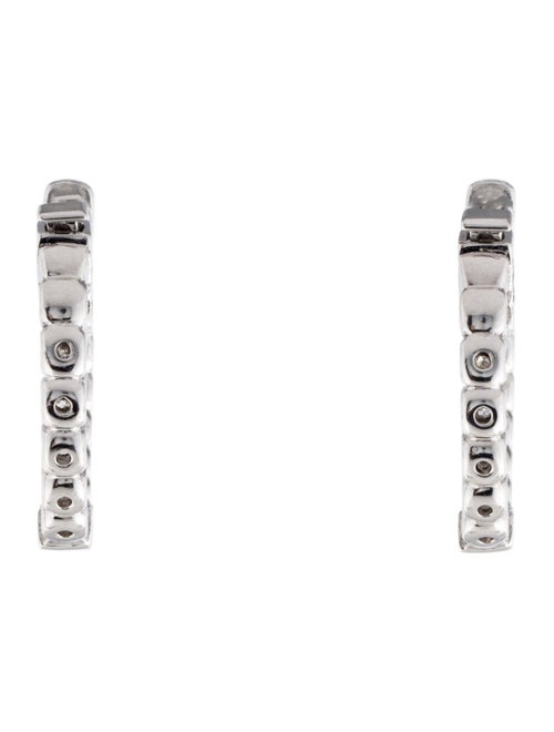 Earrings 14K 1.60ctw Diamond Inside-Out Hoop Earrings