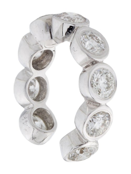 Earrings 14K Diamond Single Ear Cuff