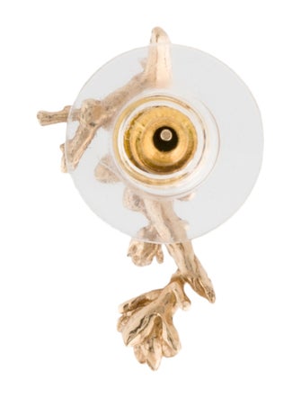 Earrings 14K Flower Branch Single Stud Earring