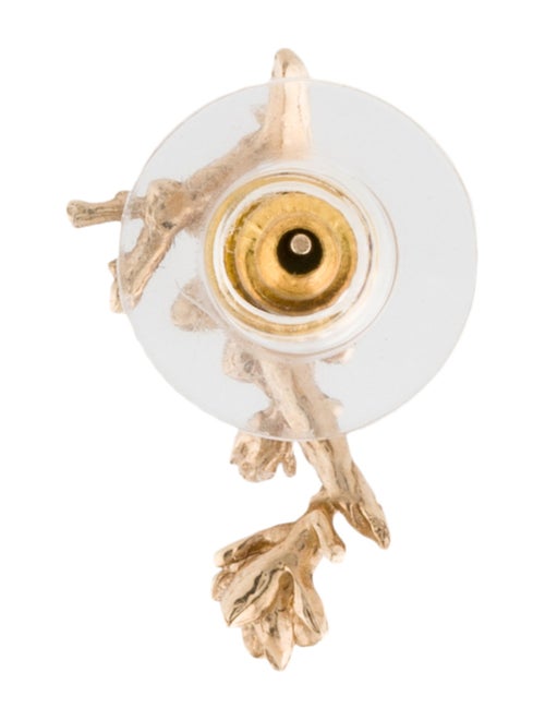Earrings 14K Flower Branch Single Stud Earring