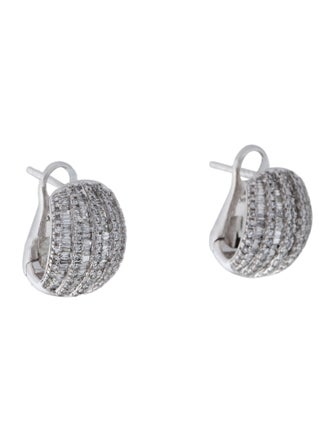 Earrings 14K 1.13ctw Diamond Earclips