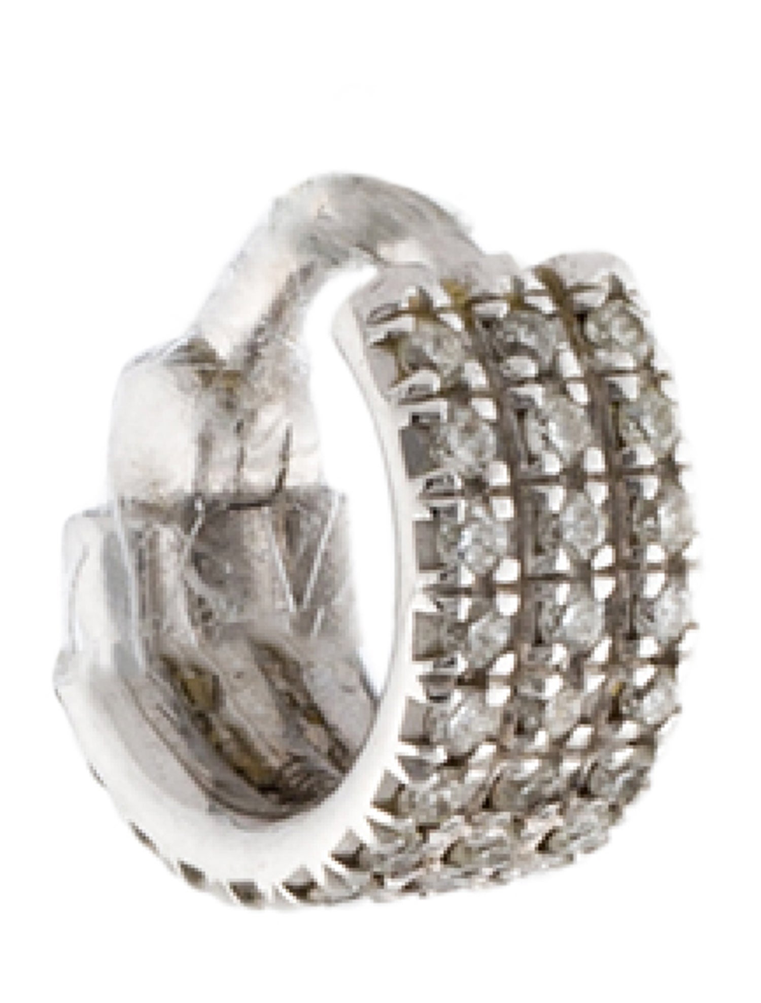 Earrings 14K Diamond Single Huggie Earring