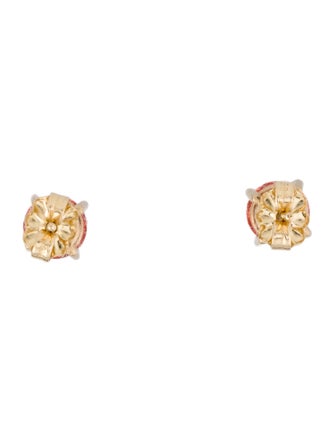 Earrings 14K Fire Opal Stud Earrings