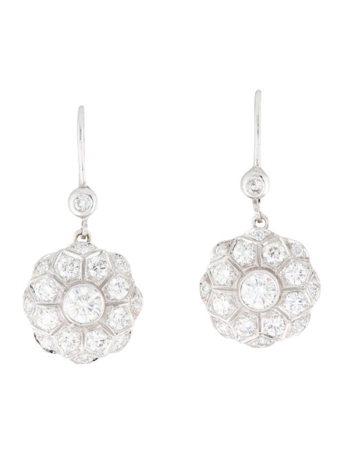 Earrings 14K 2.49ctw Diamond Drop Earrings
