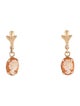 Earrings 14K Shell Cameo Drop Earrings