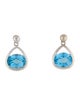 Earrings 14K Topaz Single Drop Earring