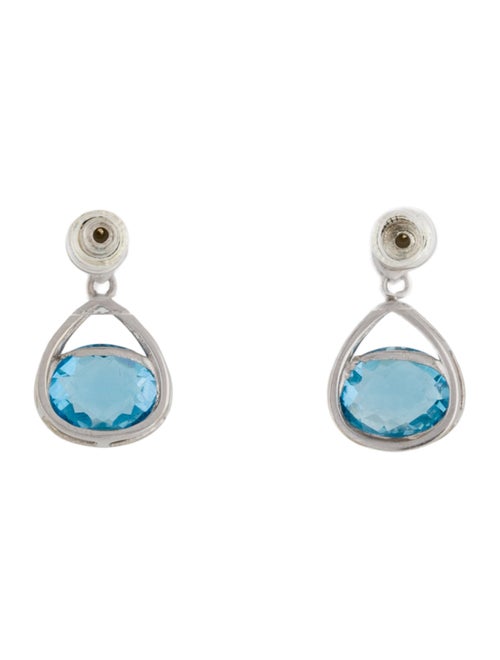 Earrings 14K Topaz Single Drop Earring