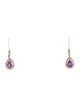 Earrings Alwand Vahan 14K 1.76ctw Amethyst & Diamond Drop Earrings