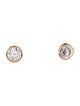 Earrings 18K 1.04ctw Diamond Double Stud Earrings