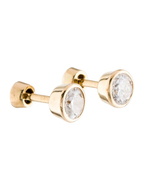 Earrings 18K 1.04ctw Diamond Double Stud Earrings