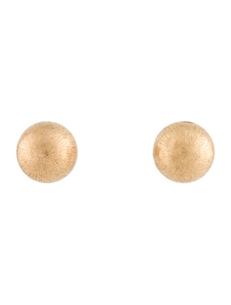 Earrings 14K Textured Ball Stud Earrings