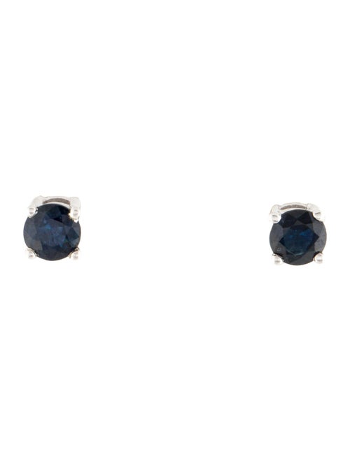 Earrings 14K 1.08ctw Sapphire Stud Earrings