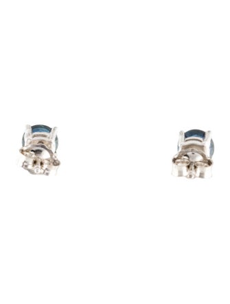 Earrings 14K 1.08ctw Sapphire Stud Earrings