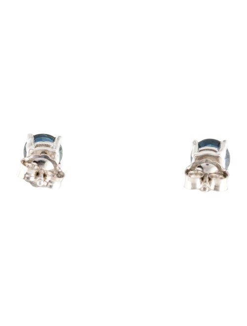 Earrings 14K 1.08ctw Sapphire Stud Earrings