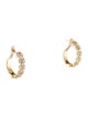 Earrings 14K 2.14ctw Diamond Hoop Earrings