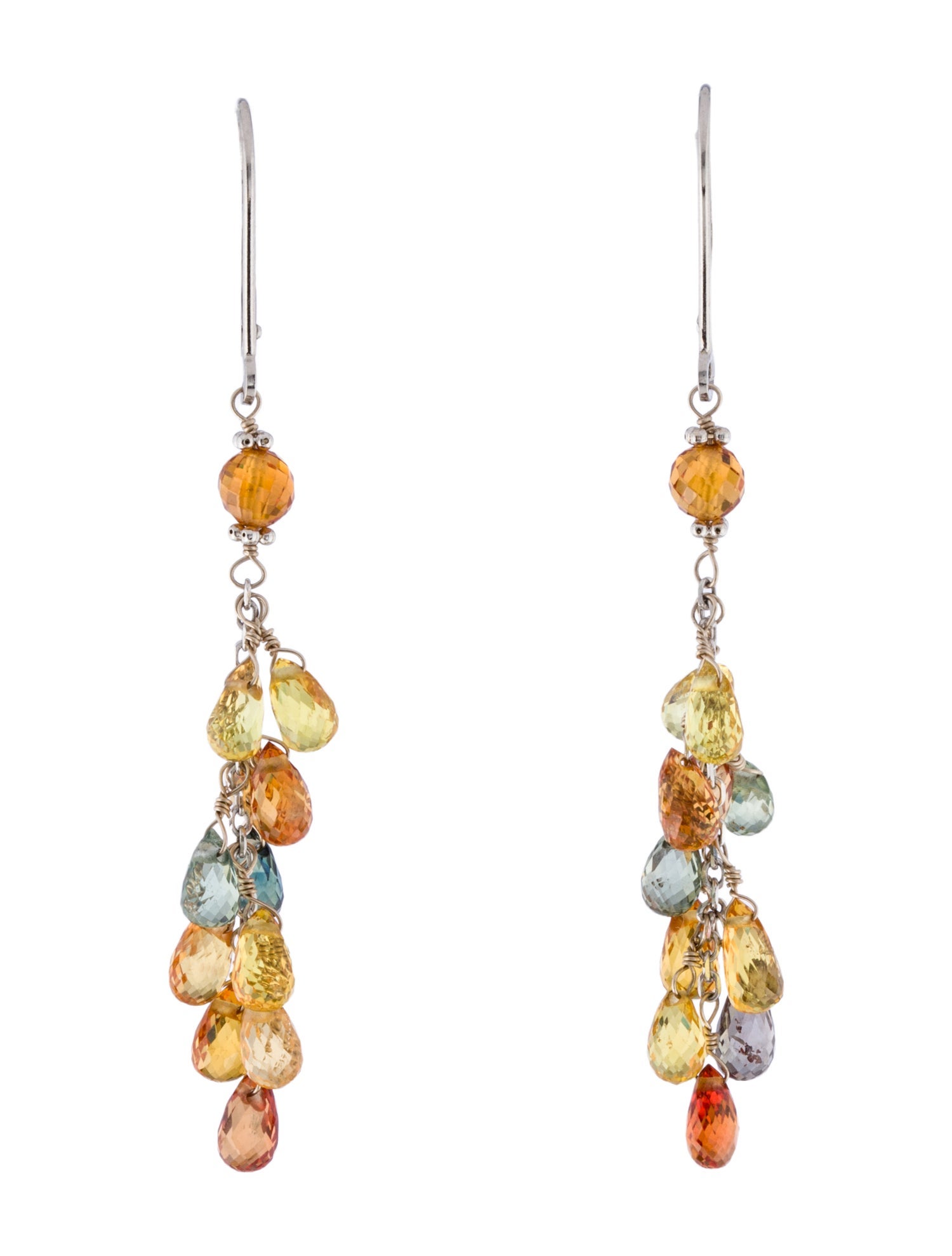 Earrings 14K Sapphire Drop