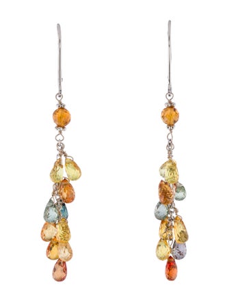 Earrings 14K Sapphire Drop Earrings