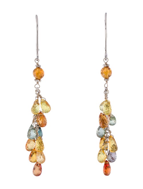 Earrings 14K Sapphire Drop Earrings