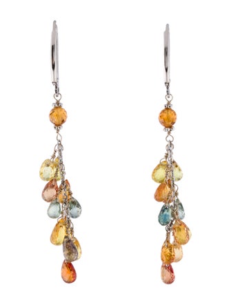 Earrings 14K Sapphire Drop Earrings