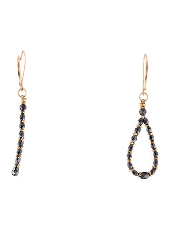 Earrings 14K Diamond Drop Earrings