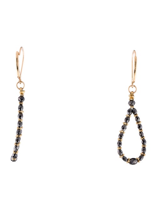 Earrings 14K Diamond Drop Earrings