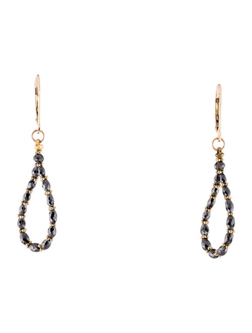 Earrings 14K Diamond Drop Earrings
