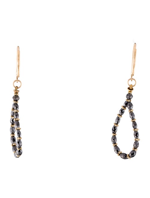 Earrings 14K Diamond Drop Earrings