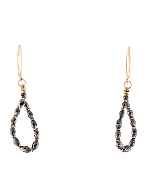 Earrings 14K Diamond Drop Earrings