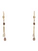 Earrings 14K Diamond Bead Drop Earrings