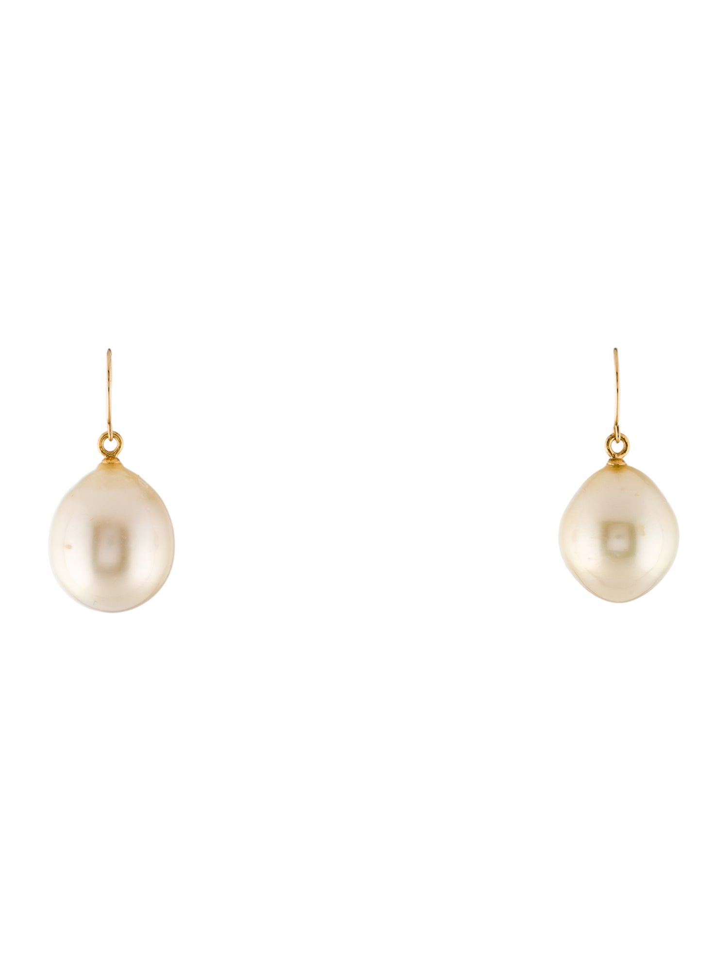 Earrings 18K Pearl Drop Earrings