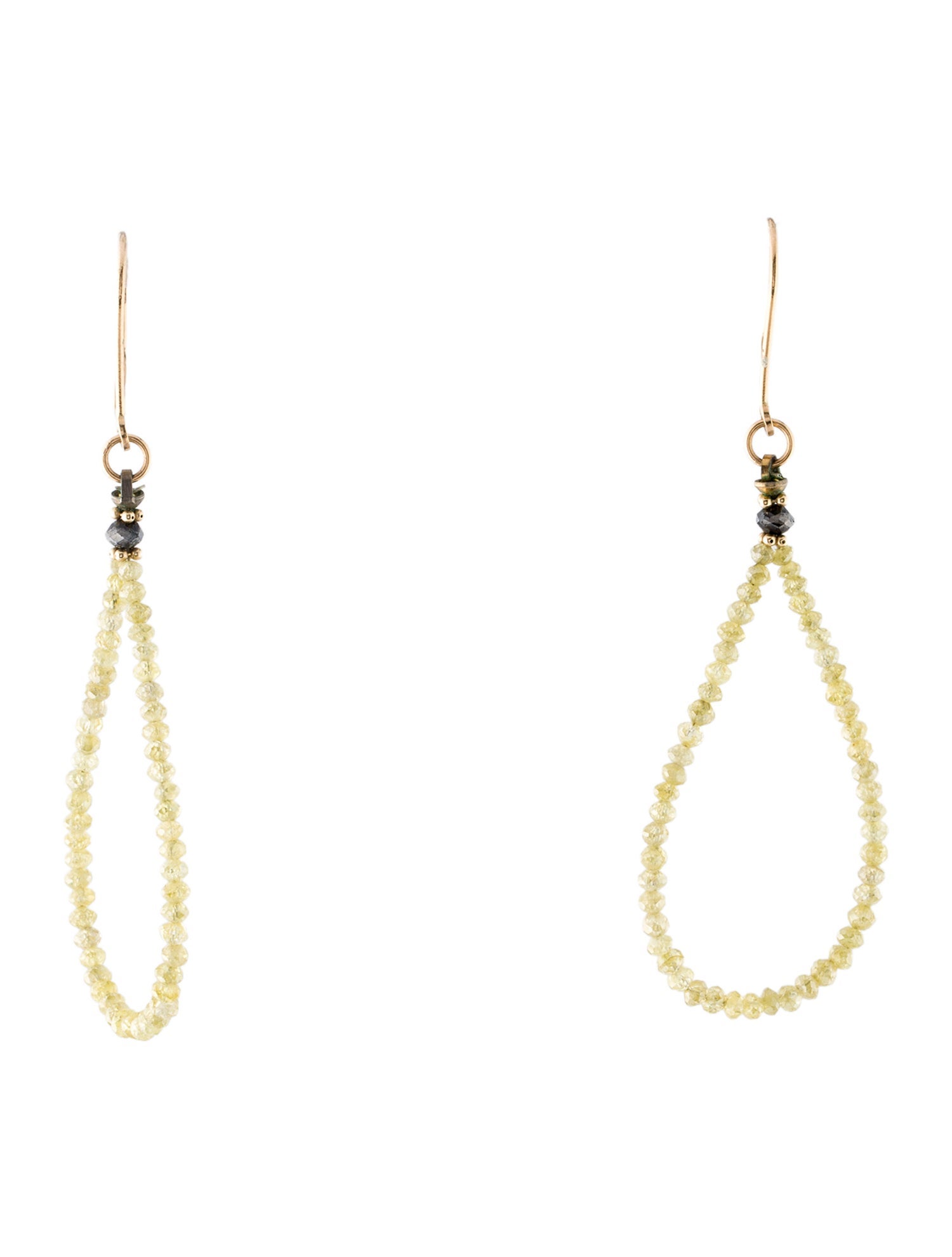 Earrings 14K Diamond Drop