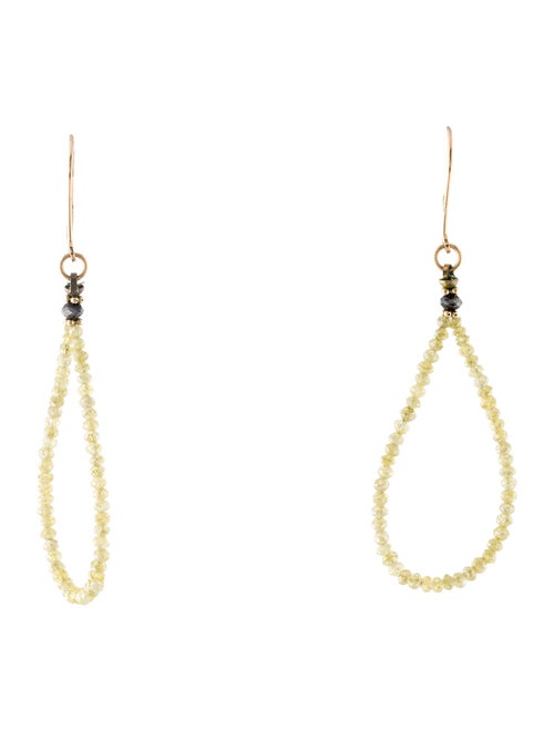 Earrings 14K Diamond Drop Earrings