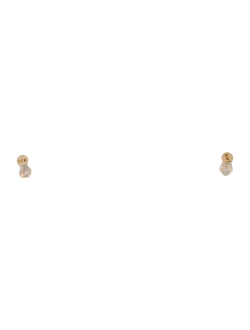 Earrings 14K Lab-Grown Diamond Threaded Stud Earrings