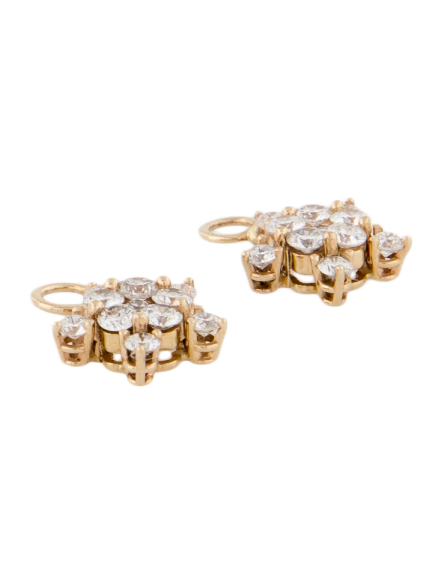 Earrings 14K 1.68ctw Diamond Earring Enhancers