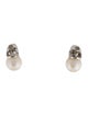 Earrings 14K Pearl & Diamond Earrings