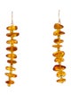 Earrings 14K Amber Drop Earrings