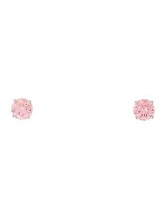 Earrings 14K 1.00ctw Lab-Grown Diamond Stud Earrings
