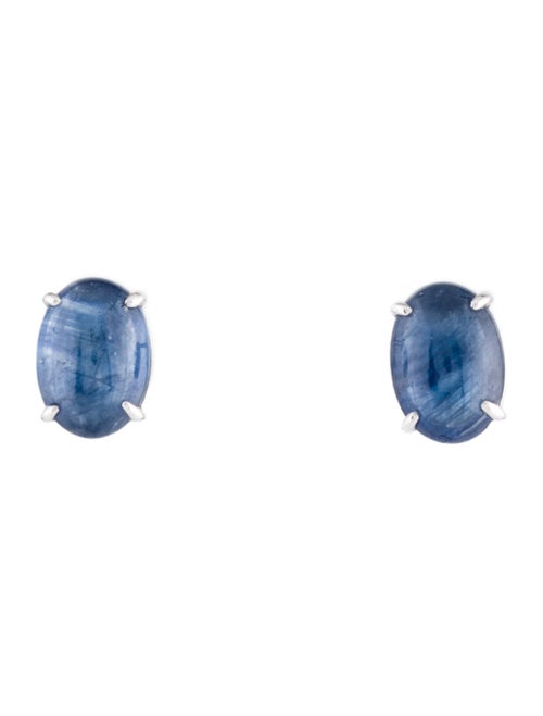 Earrings Platinum 2.40ctw Sapphire Stud Earrings