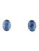 Earrings Platinum 2.40ctw Sapphire Stud Earrings
